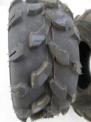 Pair of SunF AT 18X7-8 28F Tubless ATV UTV All Terrain 6 Ply Rating Ti