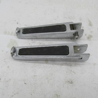 Pair of Harley Davidson Genuine Chopper Custom Footpegs w/ Rubber in L