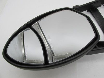 Camco Clip on Dual View Tow Mirror Fits 7"-10" Tall Mirror 25653