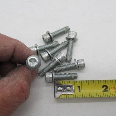 Lot of 8 Harley-Davidson OEM NOS Socket Head Sems Lock Hex Screws 2486