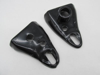 Pair of Triumph T-140 T-150 T140 T150 Black Headlight Ears Brackets