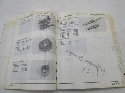 Honda Official Factory 1983-1986 VT500C Shadow VT500FT Ascot Service M