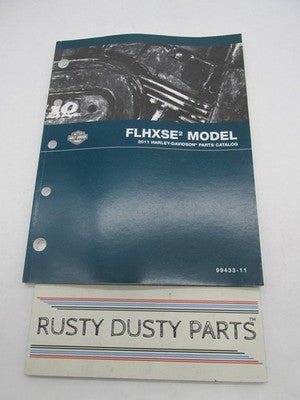 Harley Davidson Official Factory 2011 FLHXSE2 Models Parts Catalog 994