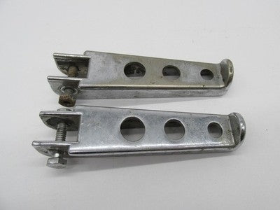 Harley Vintage Passenger 3 Hole Drilled Chopper Bobber Footpegs Shovel