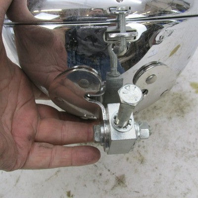 Harley OEM 7" Headlight Assembly w/ Sylvania Bulb Lamp Softail Fat Boy