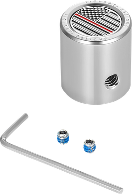 FIGURATI DESIGNS Heel-Toe Shifter Cover Red Line American Flag - Stain