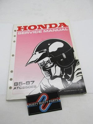 Honda Genuine Factory 1985-1987 ATC250 ATC250ES Three Wheeler Service