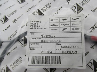 Piaggio Genuine OEM NOS Air Temperature Sensor for GTS 300 Super HPE 1