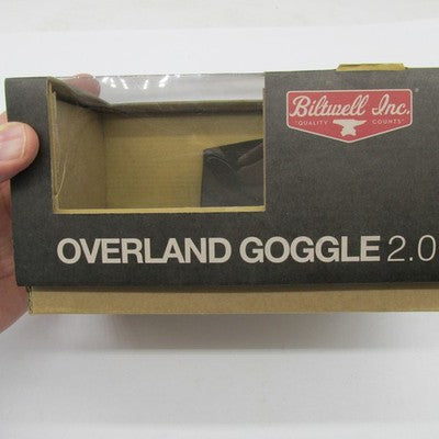 Biltwell Overland Goggles 2.0 Gloss Cyan Tri-Stripe 2111-0944-003 | 26