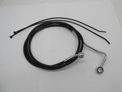 Magnum NOS Harley XR Stainless Upper Brake Line, Black 1741-4831 | SBC