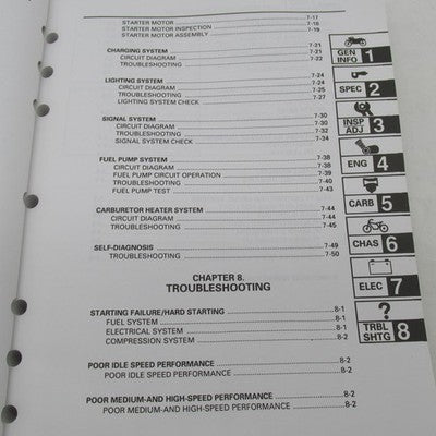 Yamaha OEM XVS650K(C) XVS650AK(C) Service Manual LIT-11616-11-16 LIT-1