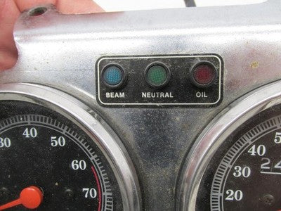 Harley OEM Dual Gauge Cluster 1974?1977 FX / FXE / XLH XLCH Tach and S