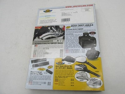 Harley Davidson 2011 J&P Cycles Parts and Accessories Catalog