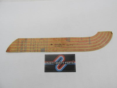 Harley Davidson Genuine NOS AMF Era Bottom Right Tank Decal 61598-76