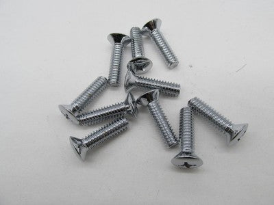 Lot of 10 Harley-Davidson Genuine NOS Chrome Air Cleaner Screws 94397-