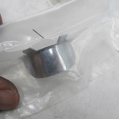 Lot of 8 V Twin OEM 1-3/4" Chrome Bullet Turn Signal Visors MFG 42-020