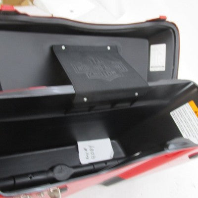 Harley OEM  2010 FLHR Road King Left Saddlebag Scarlet Red Black 90899