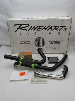 Rinehart Racing NOS 09-16 Touring Slimline Duals Header Kit Black 100-