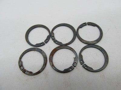 Lot of 6 Harley Davidson Genuine NOS Fork Tube Retaining Rings 11047