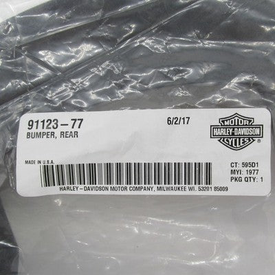 Harley-Davidson Genuine OEM NOS Black Rubber Rear Fender Bumper Insert