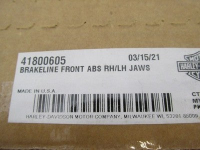 Harley Davidson Genuine NOS Front ABS Dual Disc Brakeline 41800605