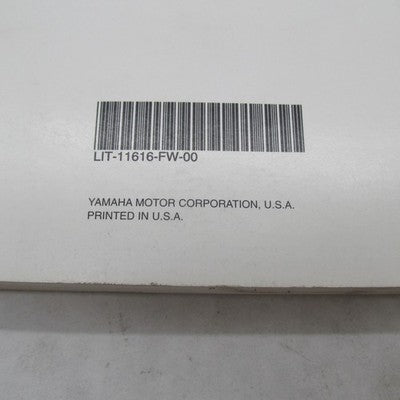 Yamaha OEM YFM600 Grizzly Factory Service Manual LIT-11616-FW-00 LIT-1