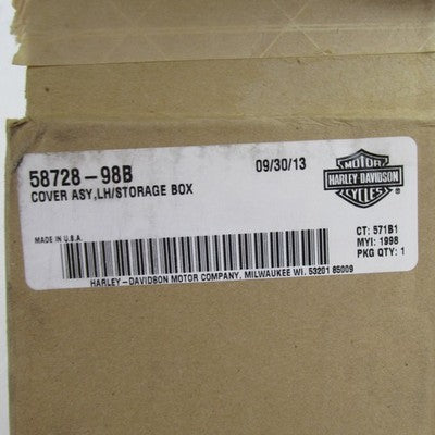 Harley Genuine OEM NIB Road Glide Left Storage Glove Box Cover 58728-9