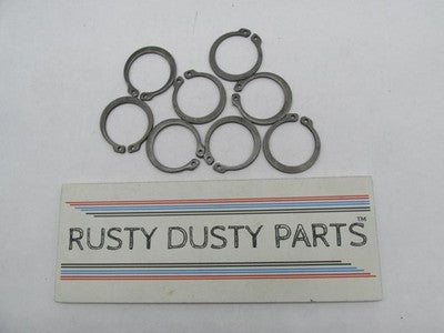 Lot of 8 Harley-Davidson Genuine NOS Clutch Drum Snap Retaining Rings