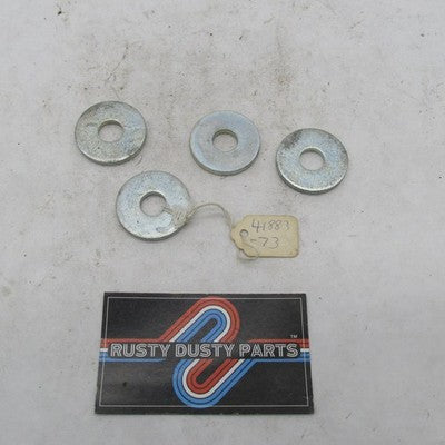 Lot of 4 Harley OEM 73-78 Sportster Rear Brake Drum Pivot Stud Washers