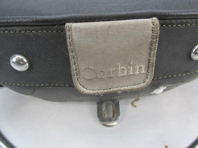 Corbin Harley Davidson 1996-03 Dyna FXD Leather Studded Seat with Grab Bar