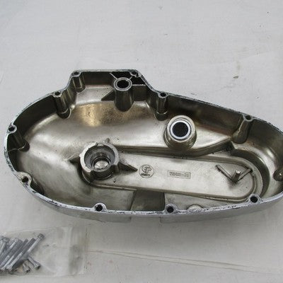 Harley OEM 71-76 Ironhead Sportster Chrome Outer Primary Cover w/ Bolt