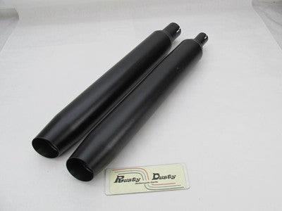 Pair of Harley-Davidson Genuine 17-22 Black Exhaust Mufflers 64901269