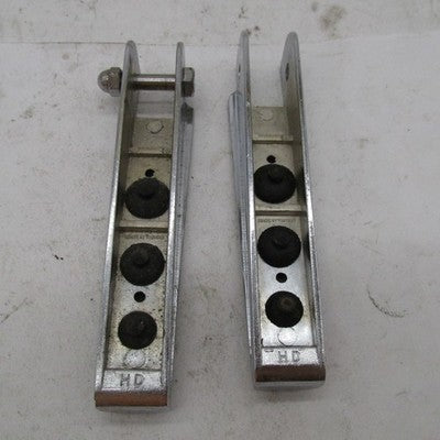 Pair of Harley Davidson Genuine Chopper Custom Footpegs w/ Rubber in L