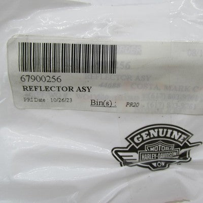 Harley-Davidson OEM NOS Saddlebag / Tour-Pak Red Reflector Assembly 67