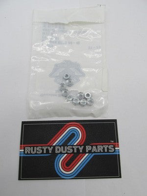 Lot of 10 Harley-Davidson OEM NOS #4-40 KEPS Hex Nuts 7600