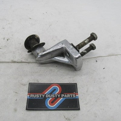 Harley Davidson OEM 82-94 FXR Right Mid Footpeg Mount Bracket Chrome 5