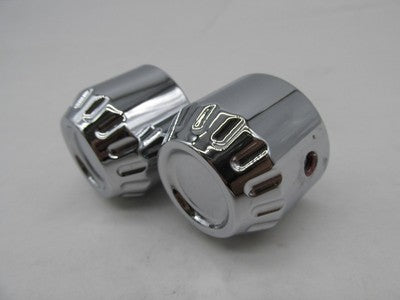 Lot of 2 Harley-Davidson Genuine Chrome 7/8" Inch Bolt Axle Covers