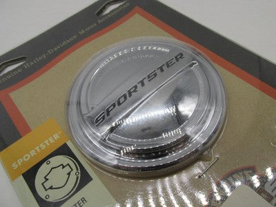 Harley-Davidson Genuine NOS Adhesive Chrome Fuel Cap Cover Medallion 9