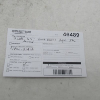 Buell OEM Stock 4.5" Round Right Side Mirror Harley Motorcycle N0161.0