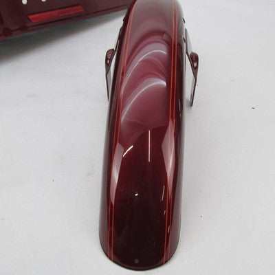 Harley 2000 Softail Deuce FXSTD Front/Rear Fender Set Luxury Rich Red