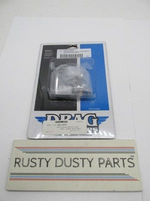 Drag Specialties NOS Big Twin Front Turn Signal Mount Kit, Chrome 2401