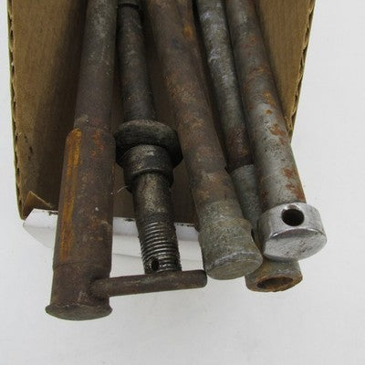 Large Lot of BSA Triumph Front Wheel Axles Spindles Vintage British Mo