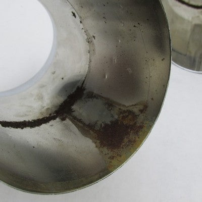 Harley Davidson OEM NOS Chrome Slash Cut Exhaust Tips 1978+ FL FLH 654