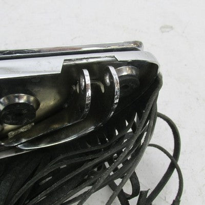 Harley OEM Half-Moon Bullseye Rider Floorboards w/ Studded Fringe 5059