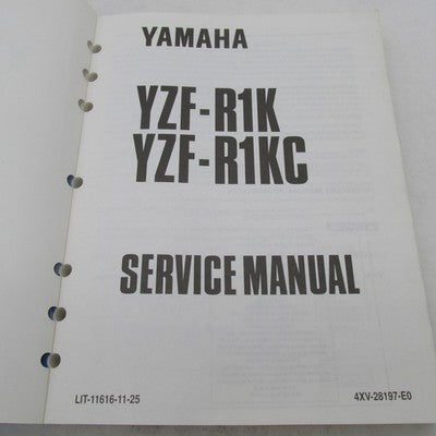 Yamaha YZF-R1K(C) Service Manual Operator Guide LIT-11616-11-25 4XV-28