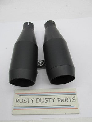 Trask Indian Scout Slip On Mufflers, Black TM-3042BK