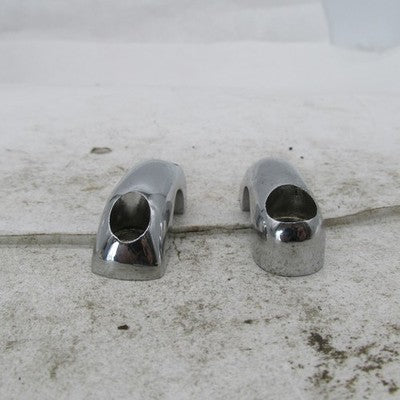 Lot of 2 Harley-Davidson OEM Front Turn Signal Clamps Chrome 68486-82
