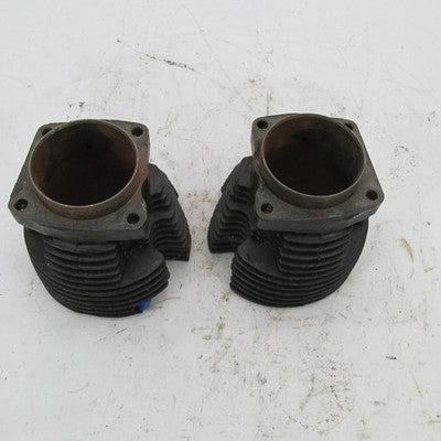 Harley Davidson Pair of Ironhead Sportster Cylinder Jugs Stock Bore 3.