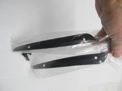 Harley Davidson Genuine NOS Windshield Trim Kit Black Satin 57400320