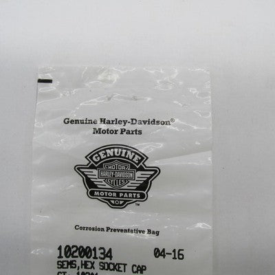 Lot of 2 Harley-Davidson OEM NOS SEMS Hex Socket Head Cap Screws 10200
